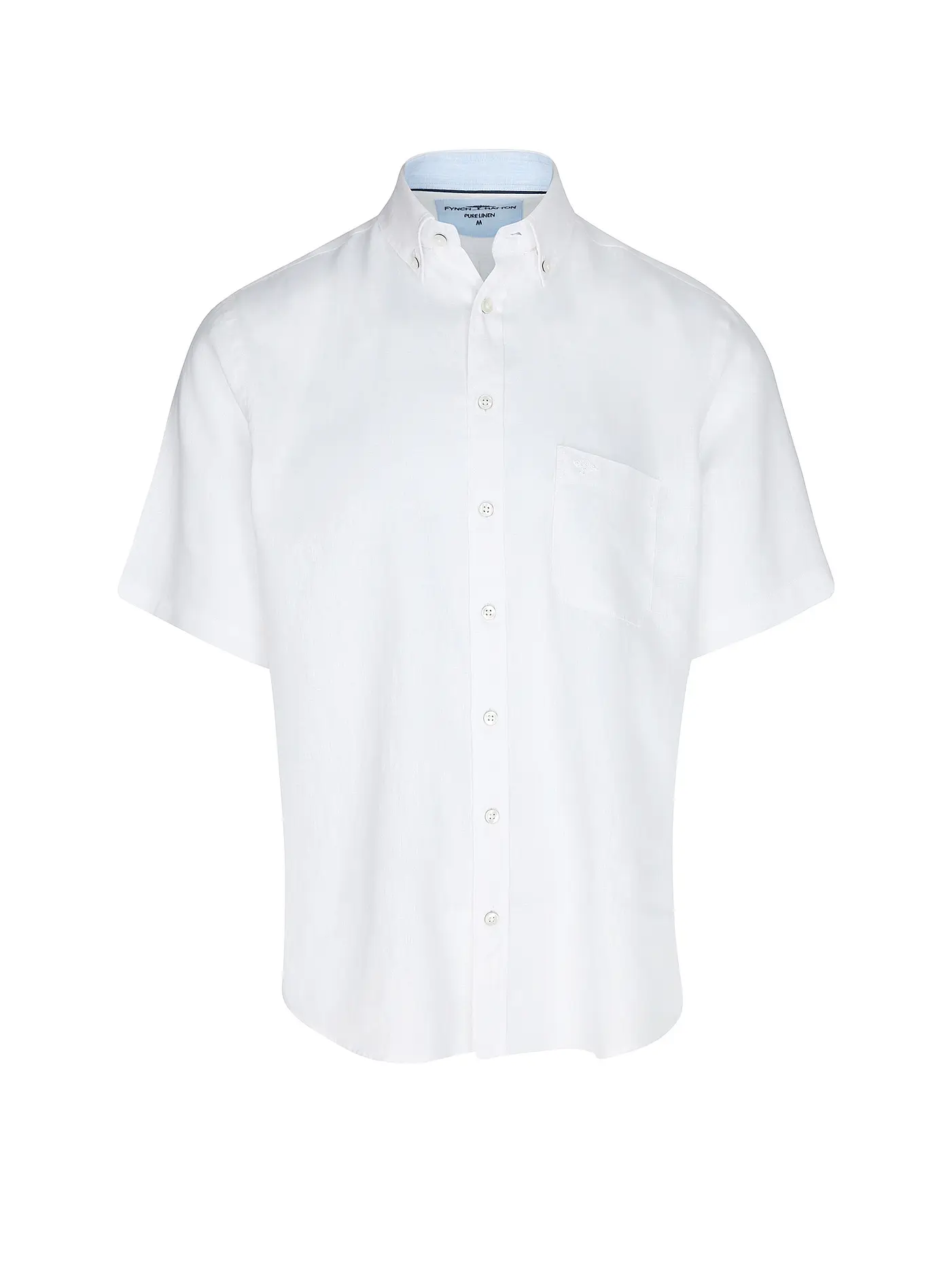 FYNCH HATTON | Leinenhemd Casual Fit | weiss
